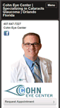 Mobile Screenshot of cohneyecenter.com